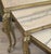 Metal Hollywood Regency Nesting Tables in Marble, 1960s, Set of 3 For Sale - Image 7 of 12