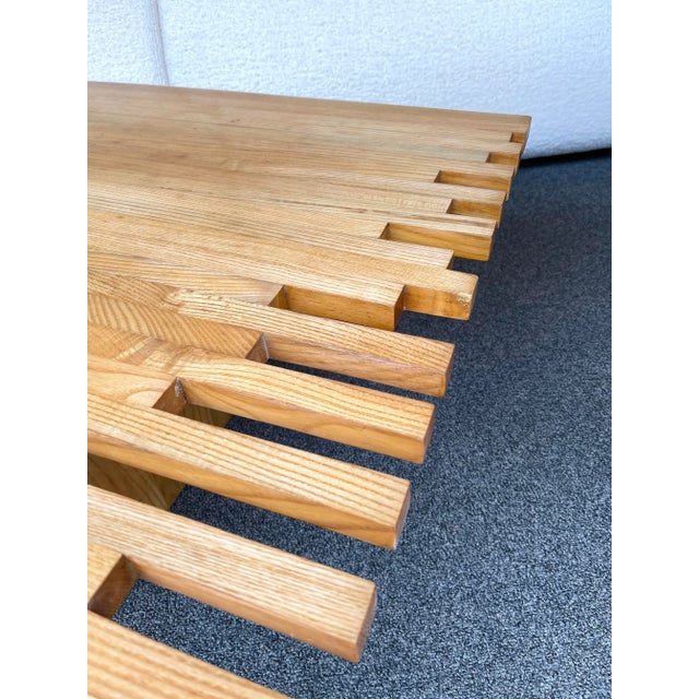 Mid-Century Modern 1960s Giovanni Michelucci Wood Coffee Table For Sale - Image 3 of 11
