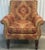 Gorgeous upholstered chair with matching Ottoman from Greenbaum interiors (luxury design firm in NJ) . Chair features high...