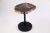 Living Edge Petrified Wood Top W Black Metal Stand Accent Table or Side Table 62 For Sale - Image 4 of 5