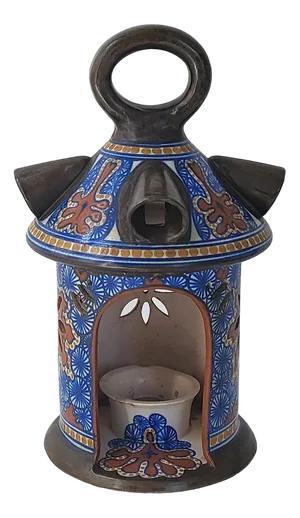 Art Deco Gouda a Jour Night Light in Ceramic, 1910s, 1915