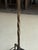 Spanish 1950's Iron Floor Lamp With Twisted Stem With Patinated Finish For Sale In New York - Image 6 of 18