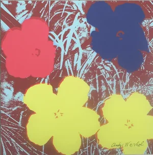 1986 Carnegie Museum of Art Andy Warhol Flowers 66 Lithograph