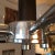 1970s 1970s Vintage Chrome and Wood 5 Socket Hanging Light Fixture Chandelier For Sale - Image 5 of 8