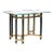 Modern Karl Springer Style Brass Side Table. For Sale
