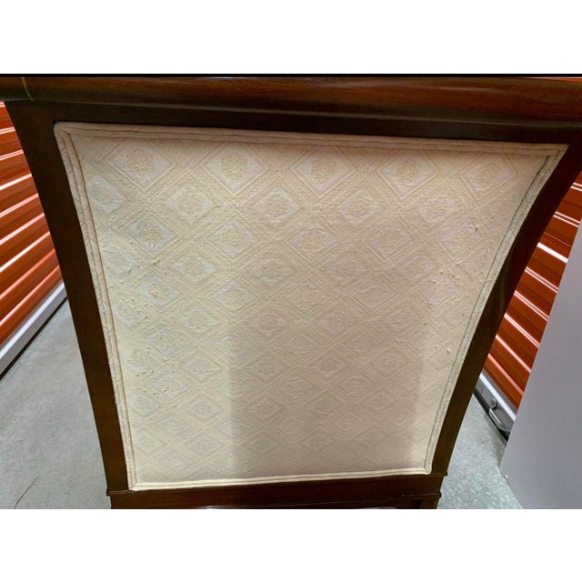 2010s Kindel Neoclassical Empire Regency Scroll Lounge Armchair For Sale - Image 5 of 7