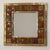 Square Ceramic Mirror, 1960s For Sale - Image 3 of 4