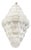 Italian Petals Murano Glass Chandelier in Transparent Diamanté Glass by Simoeng For Sale