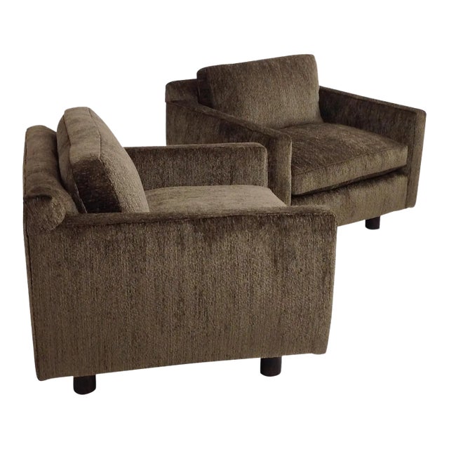 Mid-Century Modern Lounge Chairs - A Pair For Sale