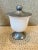 Vintage Labrazel Ceramic and Pewter Jar With Cover, Made in Italy For Sale - Image 9 of 9