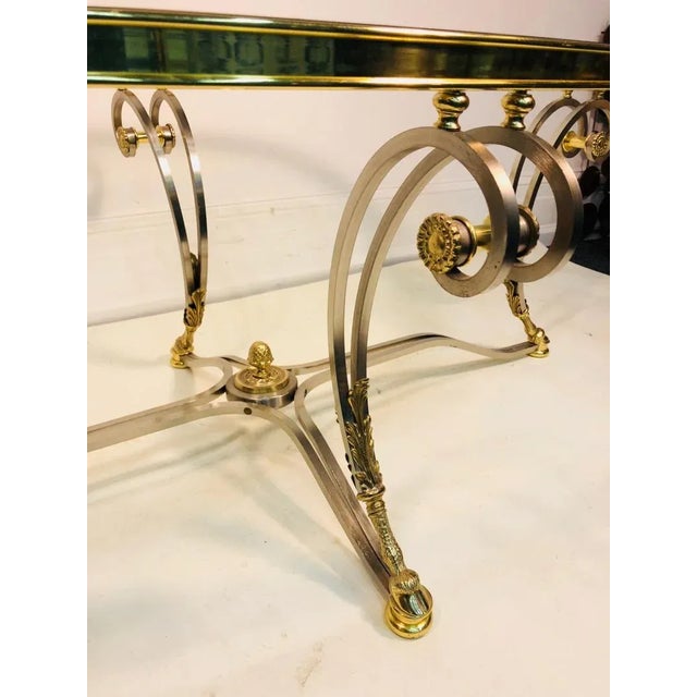 Metal Coffee Table by Maison Jansen For Sale - Image 7 of 10