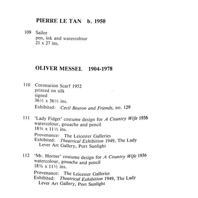 Rex Whistler, Stephen Tennant and Their Two Semi-Circles Catalogue For Sale - Image 4 of 9