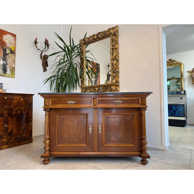 Antique Gründerzeit Column Sideboard For Sale - Image 3 of 13