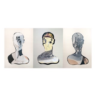 Stefano Mazzolini, S3E, 2022, Collage & Acrylic on Paper For Sale