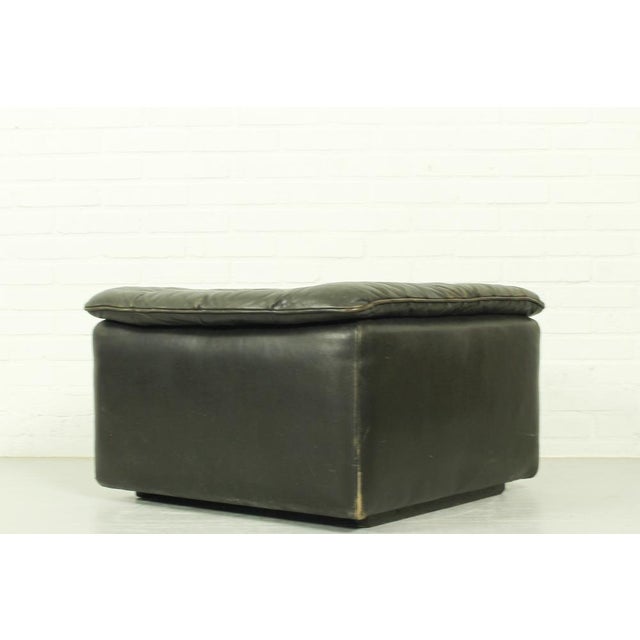 Animal Skin DS-11 Modular Lounge Set in Black Leather from de Sede, 1970s, Set of 3 For Sale - Image 7 of 18