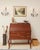 Vintage Scorched Rattan Waste Basket For Sale - Image 9 of 9