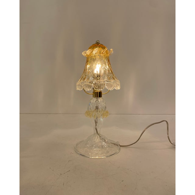 Murano Table Lamp in the style of Barovier & Toso, 1980s For Sale - Image 11 of 18