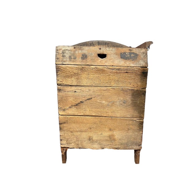 18th Century French Walnut Hanging Cabinet For Sale - Image 4 of 6