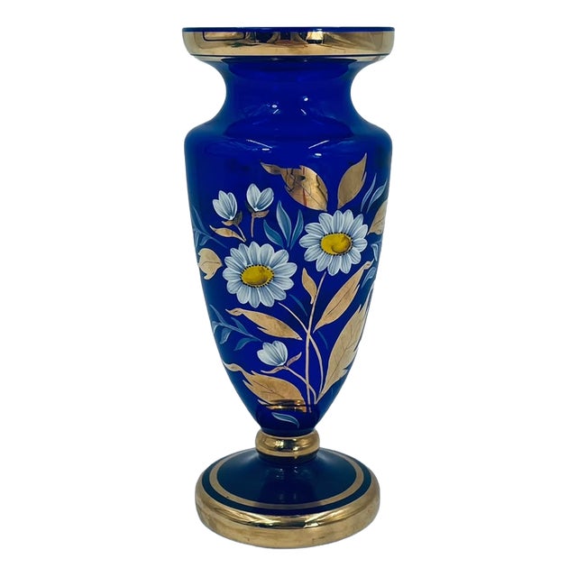 Vintage Czechoslovakian Vase in Glass, 1965 For Sale