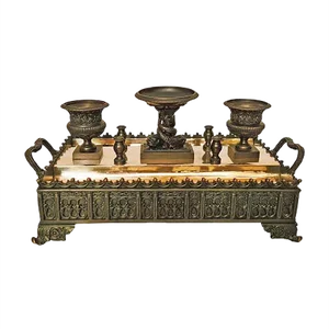 Bronze Inkstand / Inkwell, 1820s