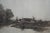 Antique Panoramic Country Farmhouse Church Steeple River Landscape Etching 30" For Sale - Image 9 of 13