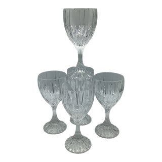Mikasa Park Lane Water Goblets-Set of 4 For Sale