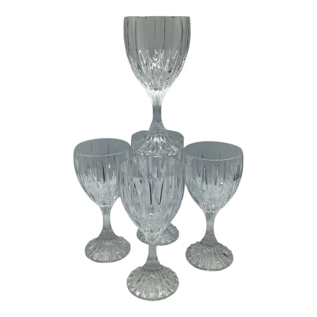 Mikasa Park Lane Water Goblets-Set of 4 For Sale