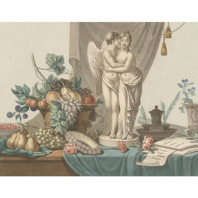 Alexandre Chaponnier, Nude The Secrets of Love, 1800s, Engraving For Sale - Image 5 of 11