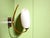 1990s Vintage White Opaline Glass Wall Sconce, 1990s For Sale - Image 5 of 12
