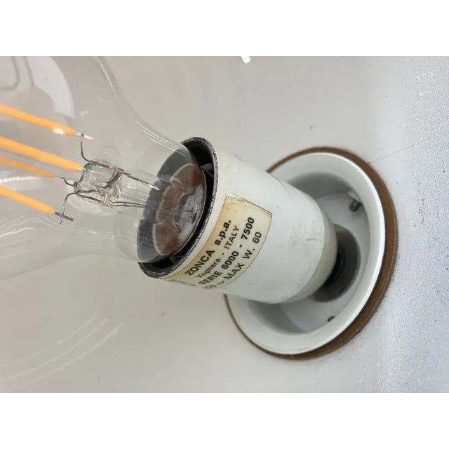 Space-Age Italian Table Lamp in Chrome-Plated, 1970s For Sale - Image 3 of 13