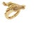 Horse Design Bypass 14k Yellow Gold Ring For Sale