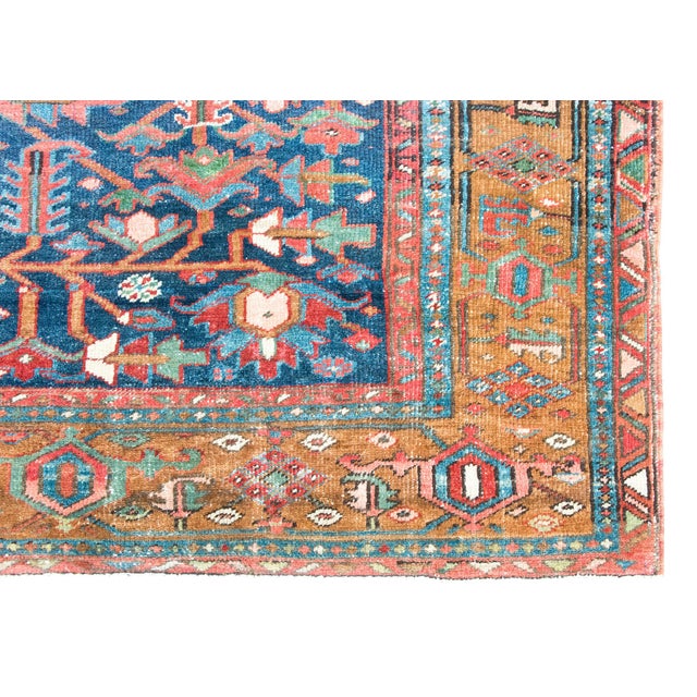 Early 20th Century Persian Heriz Rug For Sale - Image 10 of 15