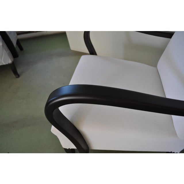 Art Deco White Armchair, 1920s For Sale - Image 4 of 8