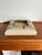 Stone Vintage Maitland-Smith Tessellated Stone & Brass Ashtray, Karl Springer Style For Sale - Image 7 of 9