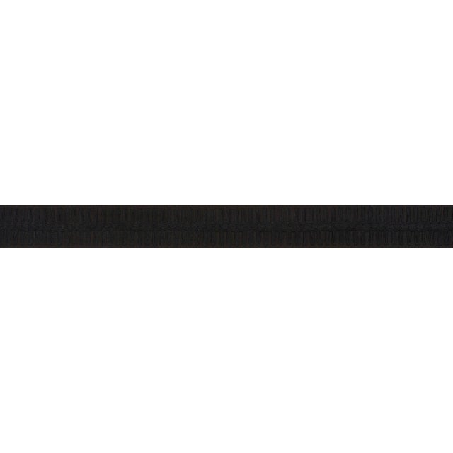 Heavily embroidered on a handsome, ribbed cotton ground, this tape has a graphic and dramatic flair that feels both...