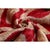 Mid-Century Modern Red Geometric Silk Velvet Pillow 20x20 | Handmade Designer Accent Cushion For Sale - Image 3 of 8