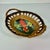 1950s Vintage Mexican Folk Art Original Feather Mixed Media Acrylic Bird Painting With Basket Frame For Sale - Image 9 of 14