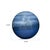 Metal Madagascar Sapphire Decorative Metal Orbs- Small For Sale - Image 7 of 9