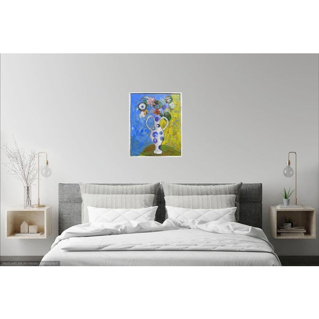 Spring Oil Painting on Canvas For Sale - Image 4 of 7