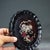 Vintage Chinese Zitan Wood Scalloped Tea Tray With Mother of Pearl Fu Lion & Ball Inlay For Sale In Los Angeles - Image 6 of 10