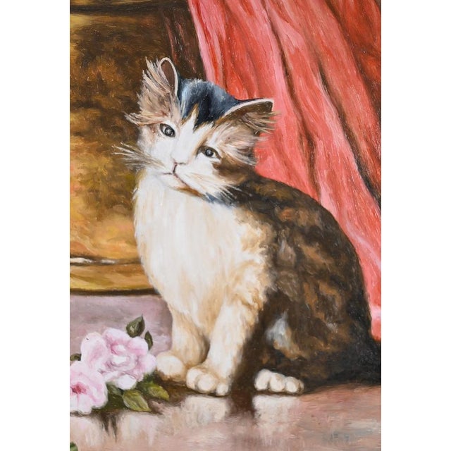 Régis Hervé, Composition, 1960s, Oil on Canvas For Sale - Image 8 of 18