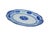 Authentic English Victorian "flow-blue" platter by W.H. Grindley. Dating from about 1880, Lorne Pattern Dimensions 14" x...