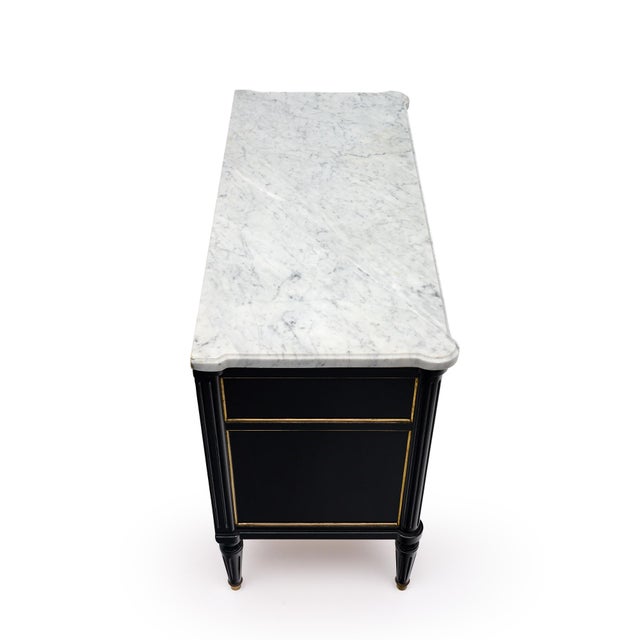 Ebonized Louis XVI Chest of Drawers For Sale - Image 9 of 9