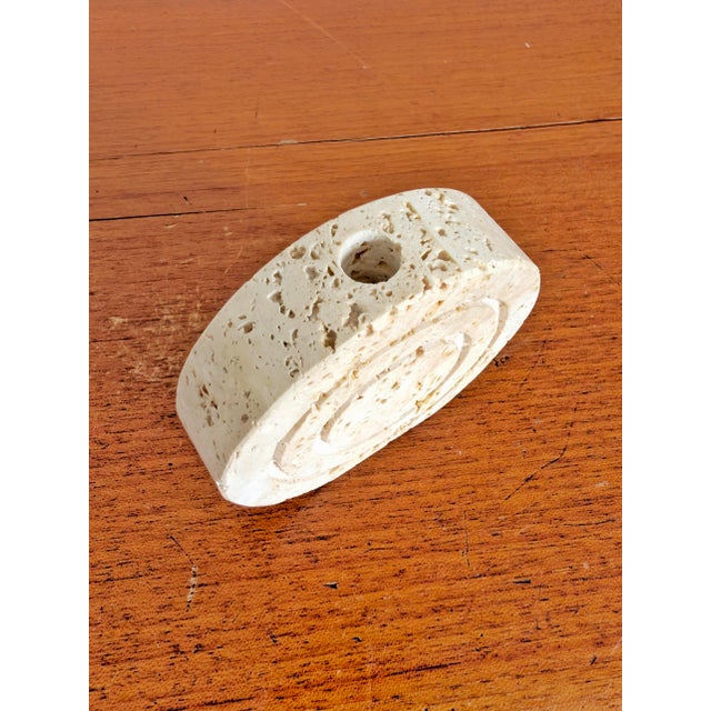 Vintage Travertine Bud Vase from Fratelli Mannelli, 1970s For Sale - Image 17 of 18