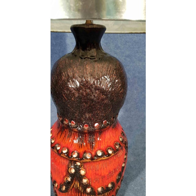 Ceramic Owl Lamp, 1960s For Sale - Image 6 of 12