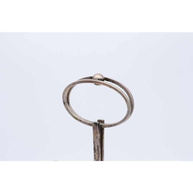 Silver and Glass Cruet Set, Set of 3, in Very Good conditions. Designed 1890 to 1919 This piece has an attribution mark, I...