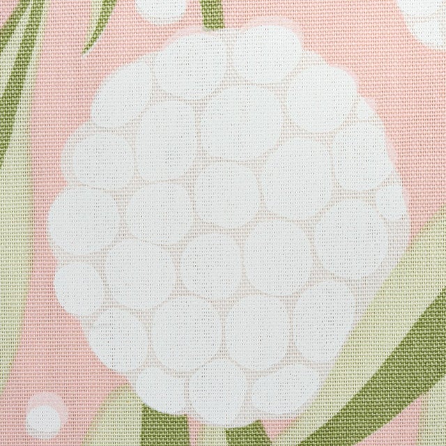 Contemporary Sample - Schumacher Rubus Cotton Linen Fabric in Blush For Sale - Image 3 of 5
