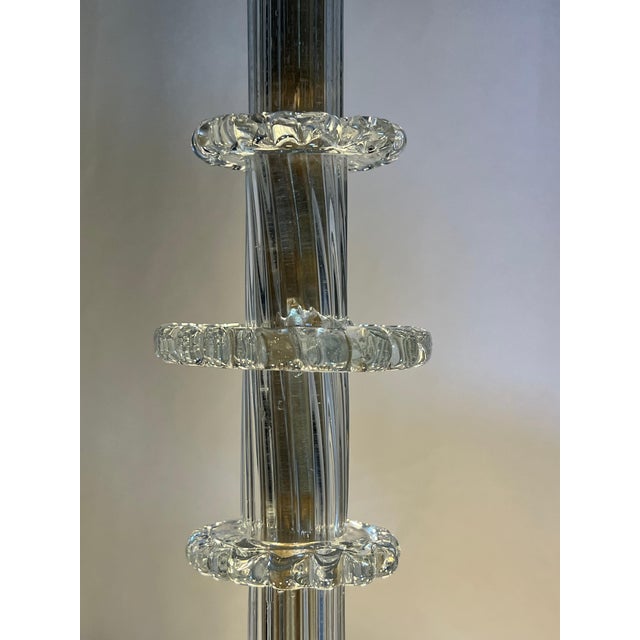 Murano Glass Chandelier attributed to Ercole Barovier, 1940s For Sale - Image 13 of 18