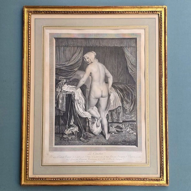Jacob Van Loo, Bedtime, 1800s, Glass, Wood and Paper For Sale - Image 15 of 15