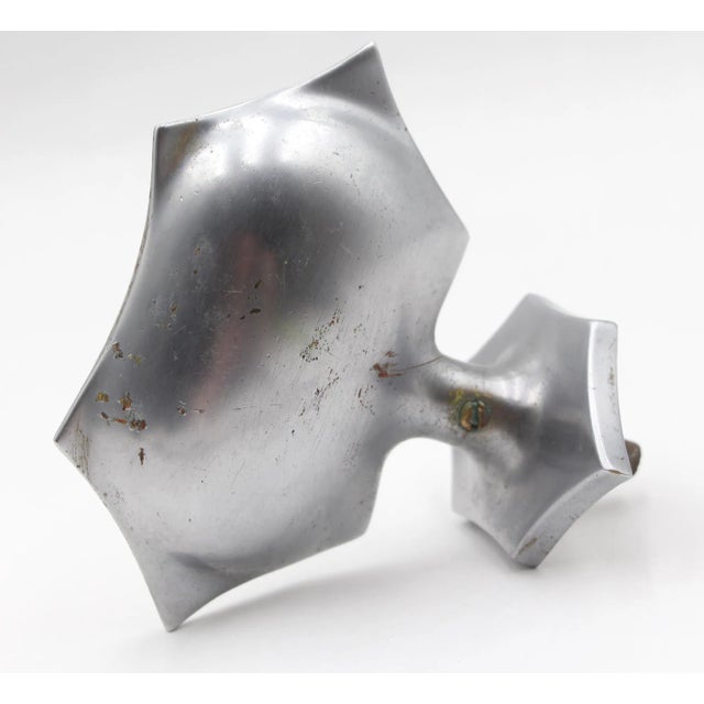 Metal Vintage Art Deco Nickeled Brass Soap Dish For Sale - Image 7 of 8